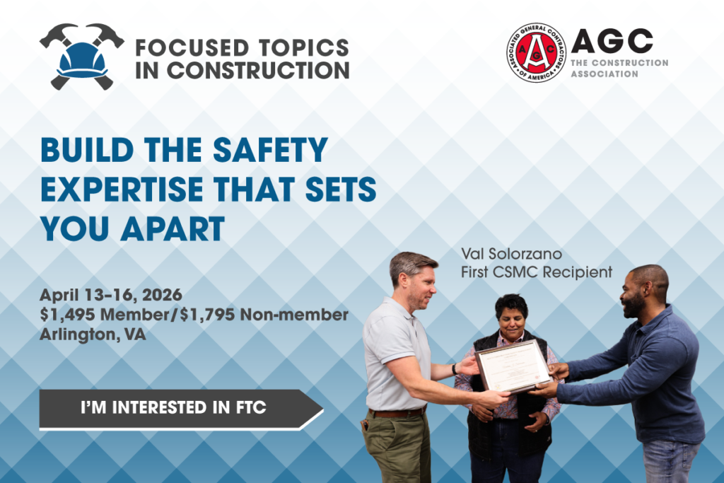 Master Safety Management of High-Hazard Construction Activities