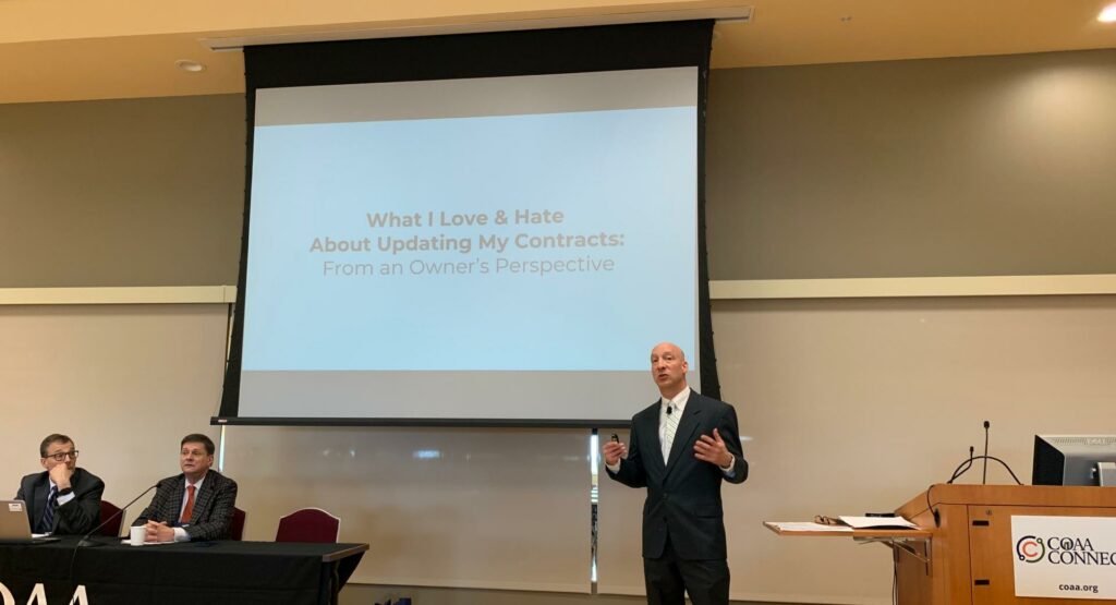 Bryan Perlberg leading a discussion