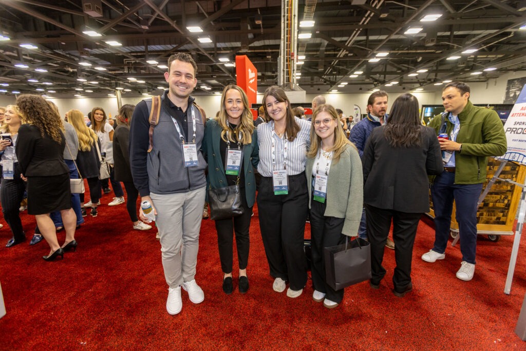 group of young professionals at agc of america annual convention